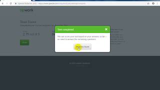 Upwork Bootstrap Test | Above Average | 2.75 out of 5.00