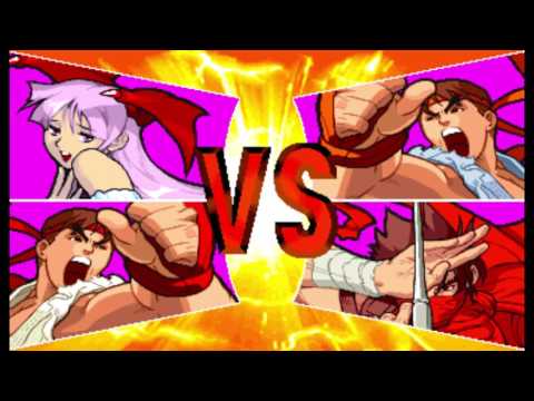 Marvel vs Capcom 1 ( Arcade ) - Lilith / Ryu Playthrough ( Apr 3, 2017 )