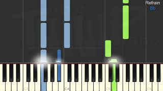 Video thumbnail of "Pomme - On brûlera (piano facile)"