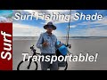 Falnex Dark Shelter Beach Shade - Portable Surf Fishing Shade - Option 2