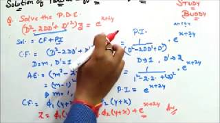 Solving Partial Differential Equation II RULE 1 - FInding PI {Part 1}
