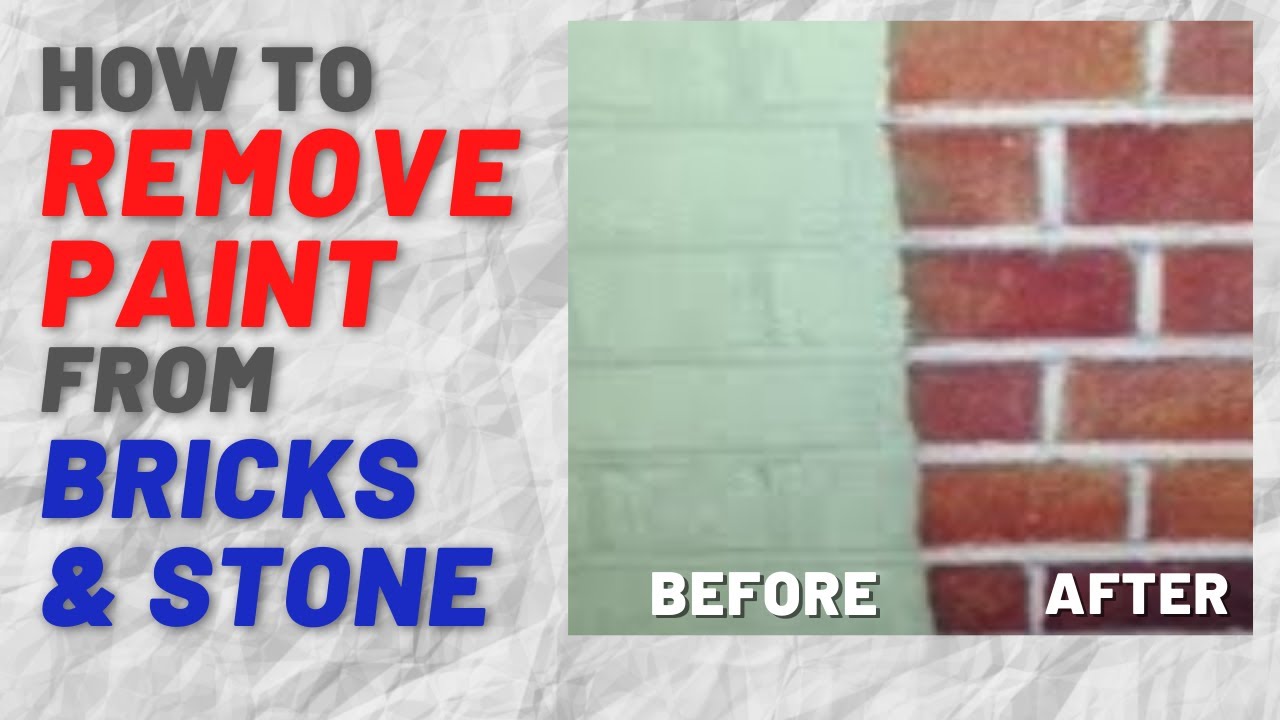 Paint Stripper - How To Remove Old Paint from Brick and Brickwork - Product  Link in Description - YouTube