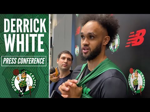 Derrick White Discusses Starting for the Celtics