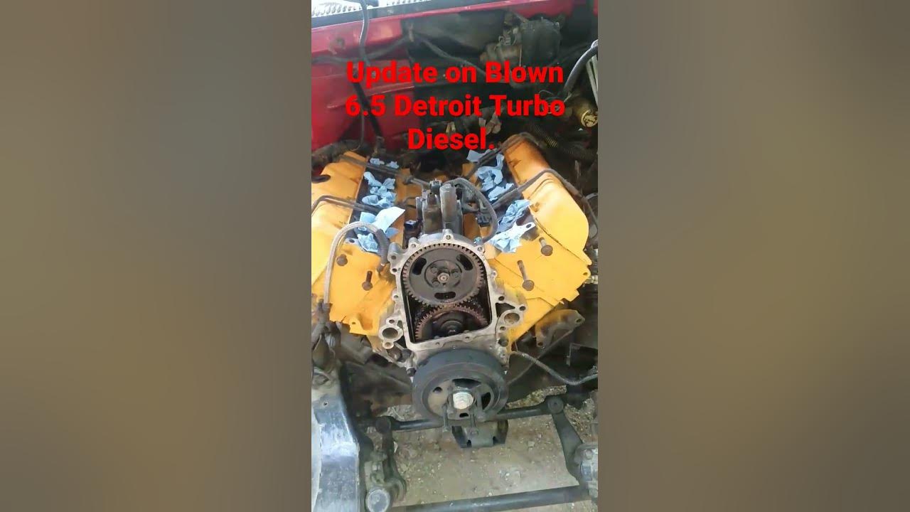 Blown 6 5 detroit turbo diesel update youtube