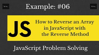 Celebrity How to Reverse an Array in JavaScript with Reverse Method | JS Problem Solving | Learn With Sazzad Profile