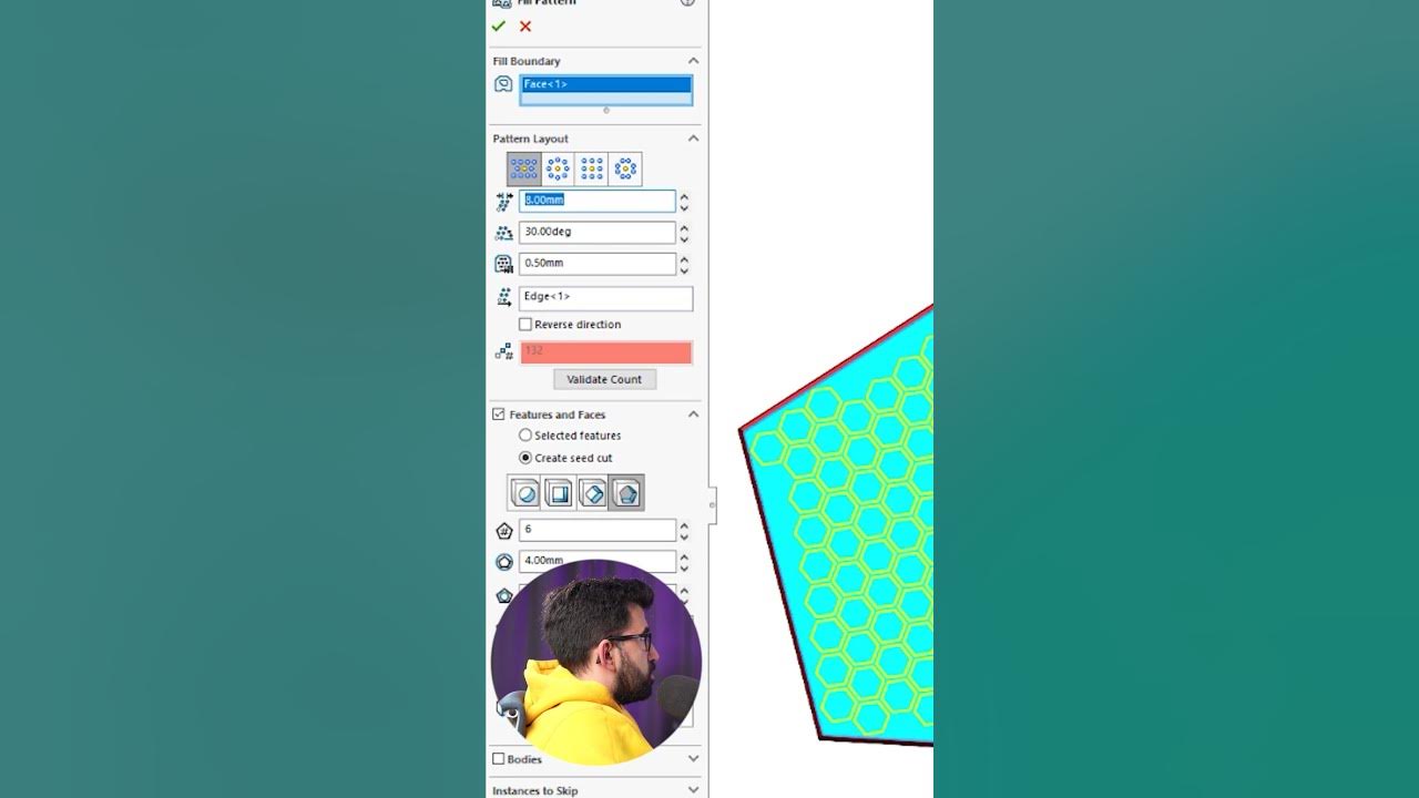 honeycomb-in-solidworks-fill-pattern-solidworks-youtube