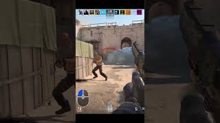 Use this pop flash at B site to get free frags. #cs2 #dust2