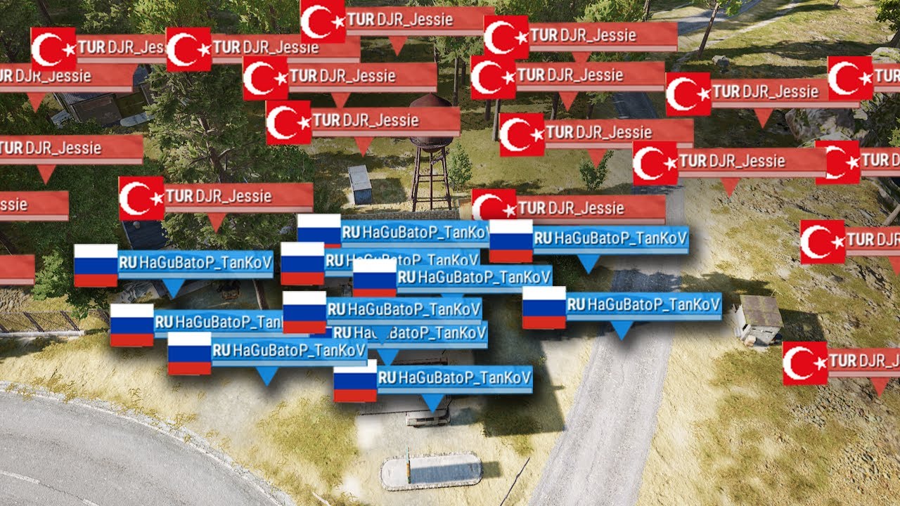 RUSYA TAKIMI BENZİNLİĞE HAPSOLDULAR ! Türkiye Rusya 32 vs 32 Topluluk Maçı 3. Maç