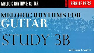 Melodic Rhythms For Guitar - Study 3#B