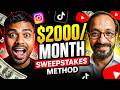 How He Makes $2000/Month Promoting Sweepstakes Offers (Social Media Method)