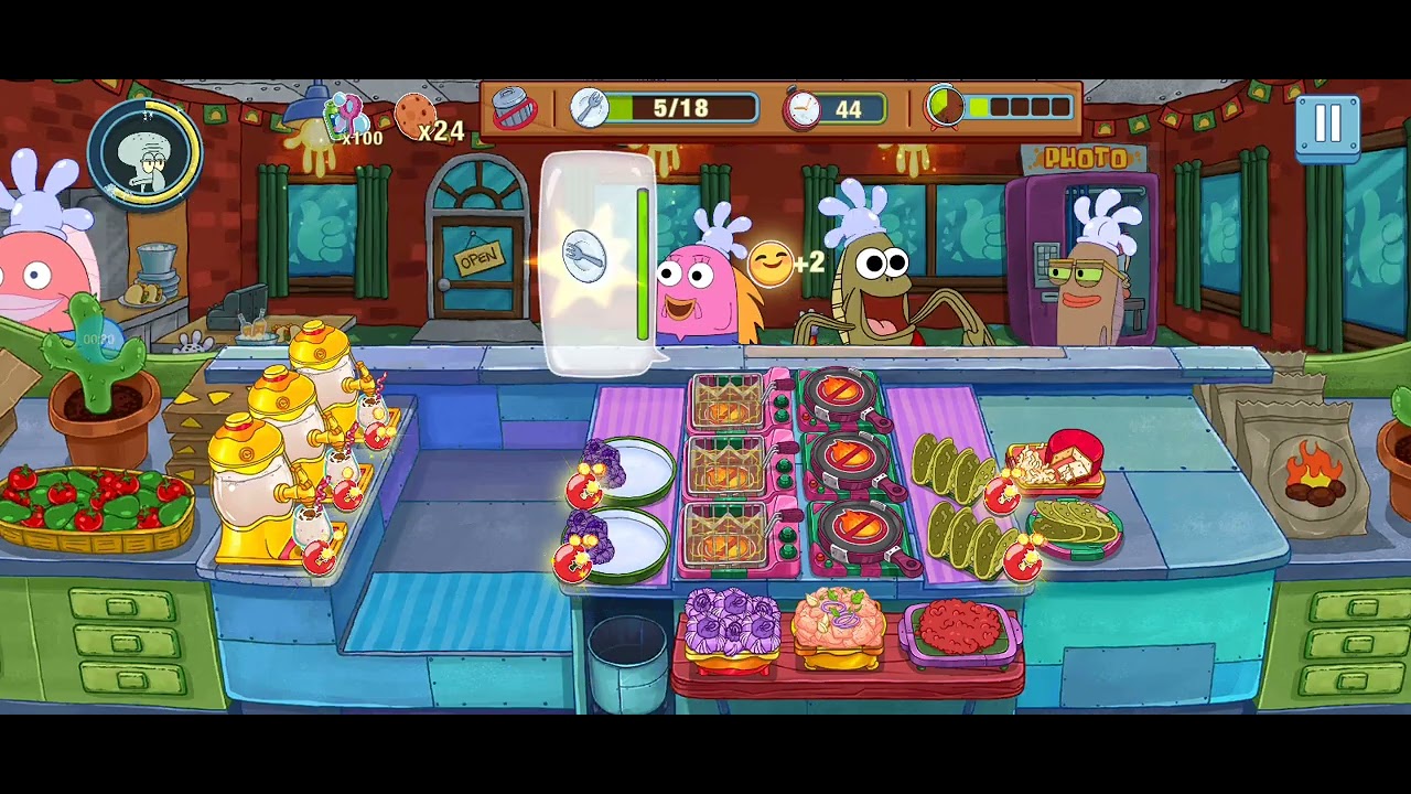 SpongeBob: Krusty Cook-Off - Thumb Buddy's Tacos (Level 13/120)