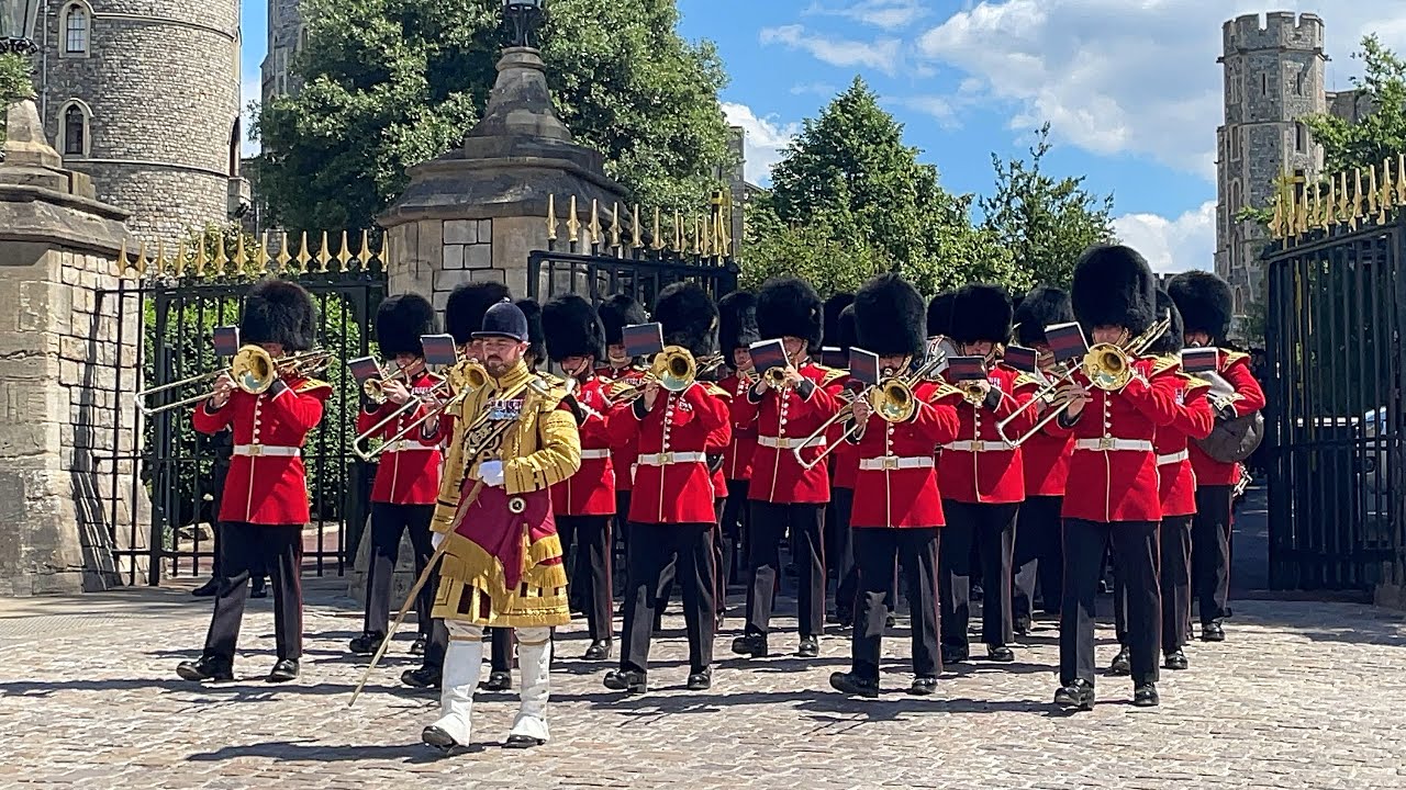 Changing the Guard Windsor - 21.6.2024 Band of the Grenadier Guards