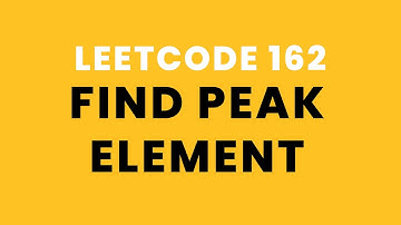 Find peak element - Leetcode 162