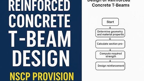 Reinforced Concrete T-Beam Design |  NSCP/ACI Reinforcement Design