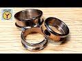 Woodturning Ebony Ring and finally buffing!