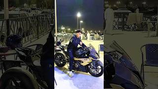 This BMW Superbike Looks INSANE at Night! 🏍️🔥 #Shorts#BMWMotorcycle #Superbike #Sportbike