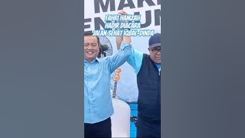 Wakil Ketua DPP Partai Gelora Fahri Hamzah | Jalan Sehat Iqbal-Dinda