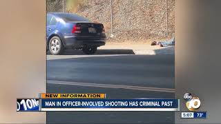 Suspect in officer-involved shooting in Logan Heights has criminal past