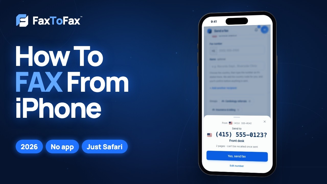 How To Fax From iPhone - Send & Receive Faxes (2026) - YouTube