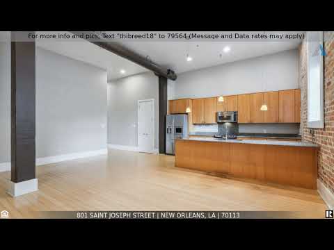 801 Saint Joseph Street, New Orleans, LA home video tour