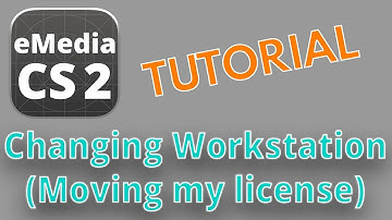 eMedia CS2 tutorial 105 ENG -  Moving your License key