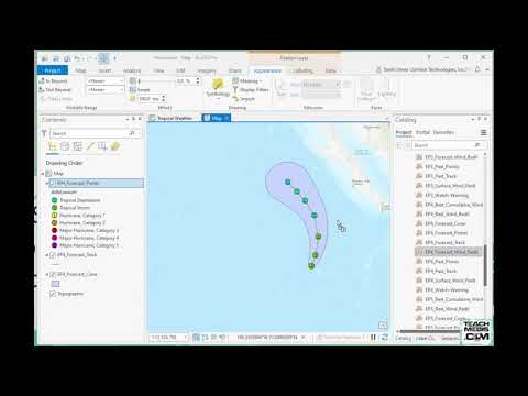 Following Tropical Weather in ArcGIS Pro Using NOAA Data