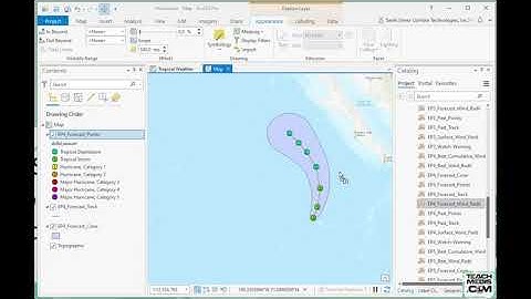 Following Tropical Weather in ArcGIS Pro Using NOAA Data