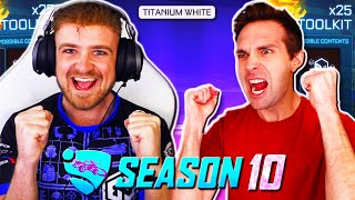 *OMG* THIS IS THE MOST INTENSE CRATE BATTLE IN ROCKET LEAGUE... GOLDEN TOOLKIT OPENING vs TRIHOUSE