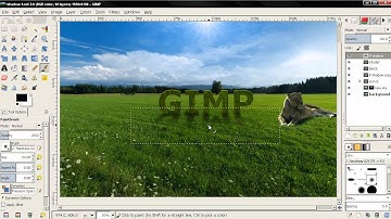 3D GIMP Text with Effects (shadow 2) -  GIMP 2.8 Tutorial