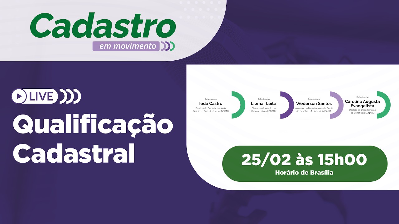 Live - Qualificação Cadastral