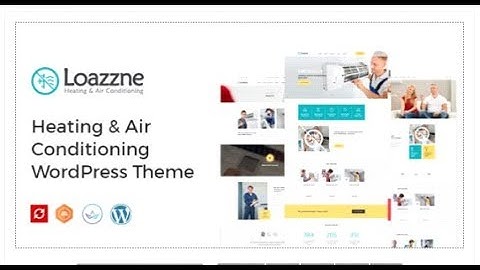 Loazzne - Air Conditioning Services WordPress Theme | Themeforest Templates