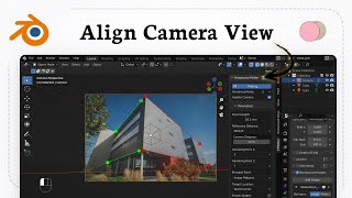 How to set camera to view in Blender (Quick Frame)