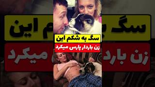 😱❌این سگ به شکم این زن باردار پارس میکرد #shorts