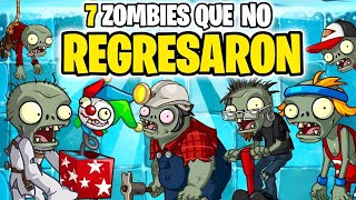 ZOMBIES de PVZ 1 QUE NO REGRESARON en PVZ 2 (Plantas Vs Zombies 2)