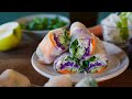 Rouleaux de Printemps DETOX croquants ! Beaux et bons pour la ligne ...
