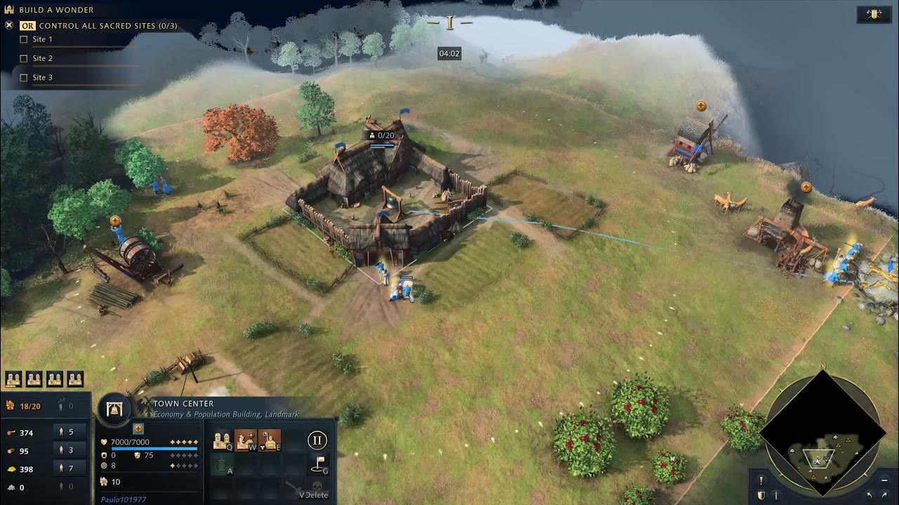 Age of Empires 4 Build Order Holy Roman Empire ManatArms Rush! YouTube