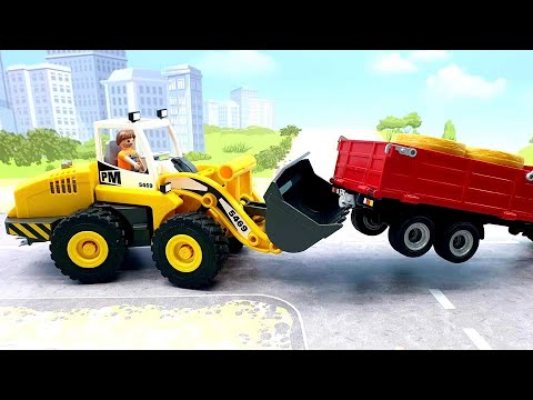 Мультики про машинки - мультики для детей с игрушками Плеймобил Подкоп! Новые игрушечное видео 2020.