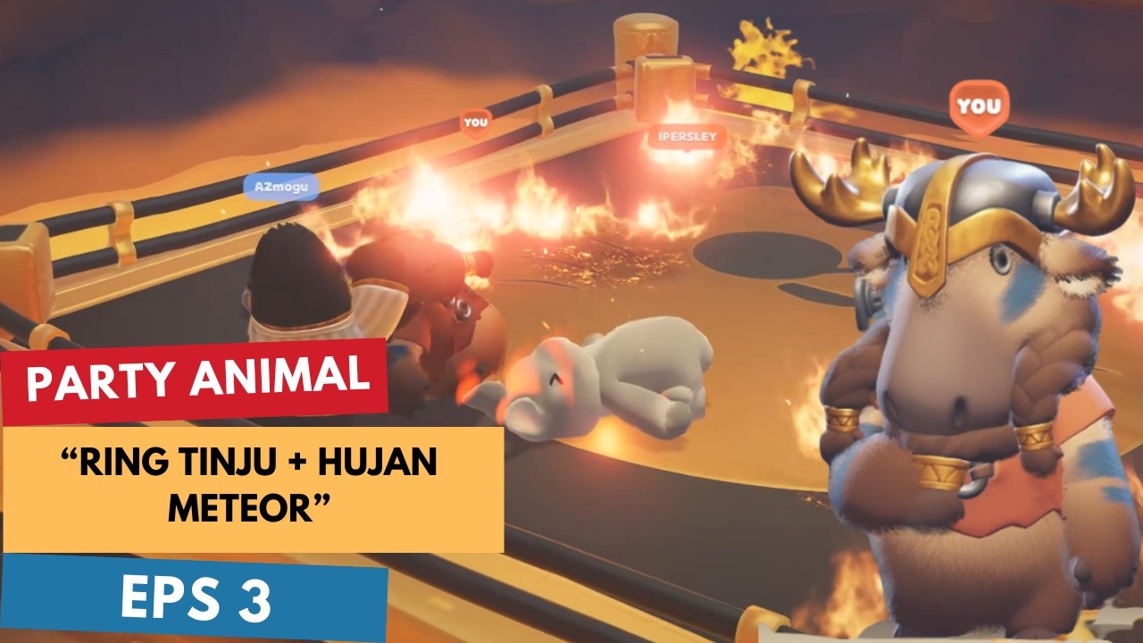 [PARTY ANIMAL  INDONESIA] RING TINJU + HUJAN  METEOR with @ipersleys