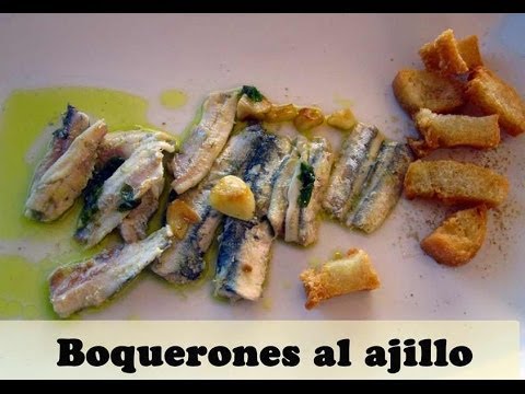 Boquerones al Ajillo