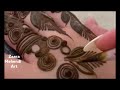 نقش حناء اماراتي سهل-Easy Emirati henna