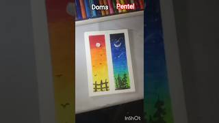 Doms vs pentel oil pastel comparison 🔥which gives better Results?