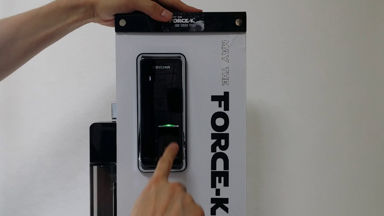 Fingerprint doorlock Guardian TR810 (PRISMA) - Fingerprint Registration