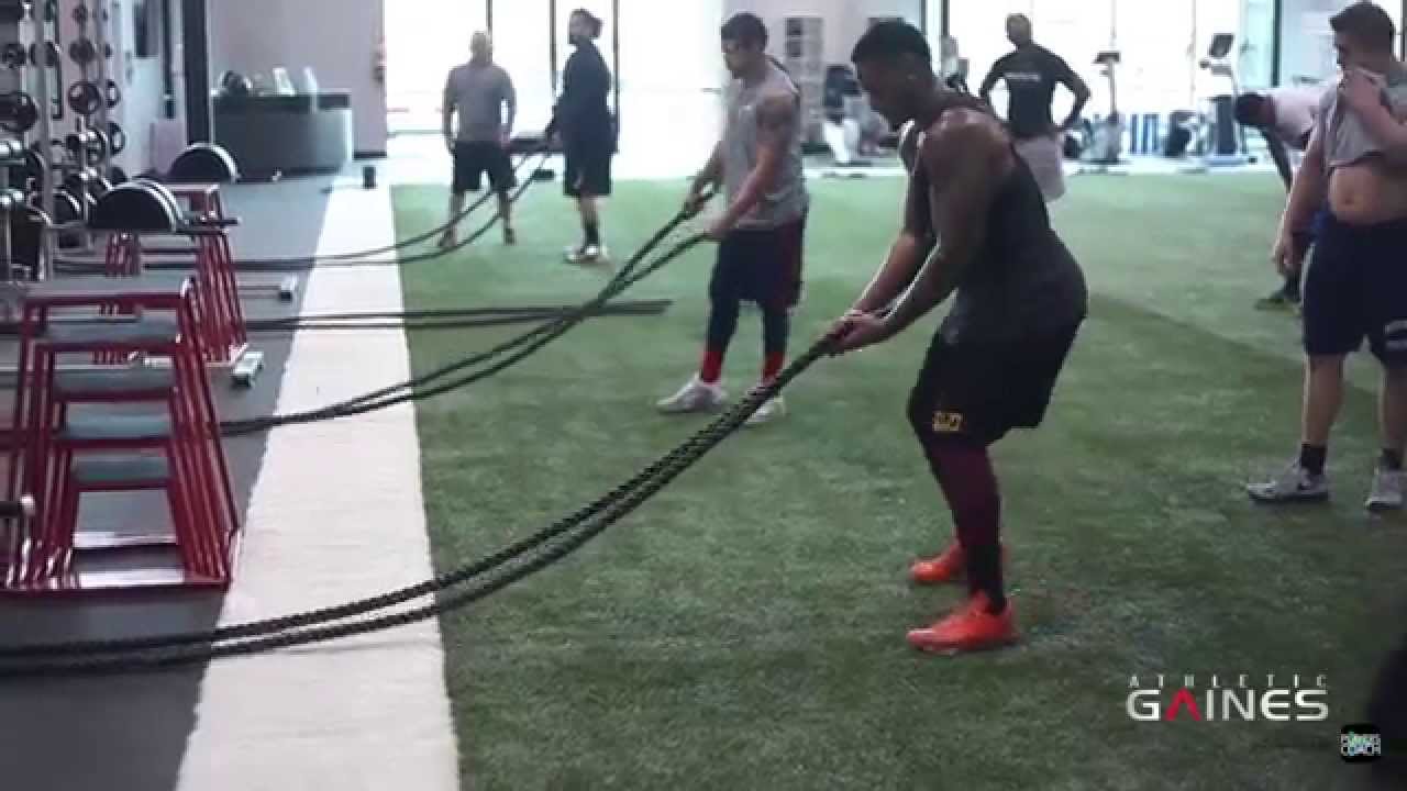 Players Coach Athletic Gaines Battle Ropes YouTube