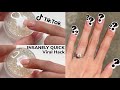 Worlds Fastest French Tip Nail Hack?!😳 | Viral TikTok Gel Nail Art Hack | Jelly Stamper French Tips