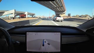 Tesla FSD 12.3.6 disengaged to go around slower HOV traffic in multiple places by Phenix9 61 views 4 days ago 29 minutes