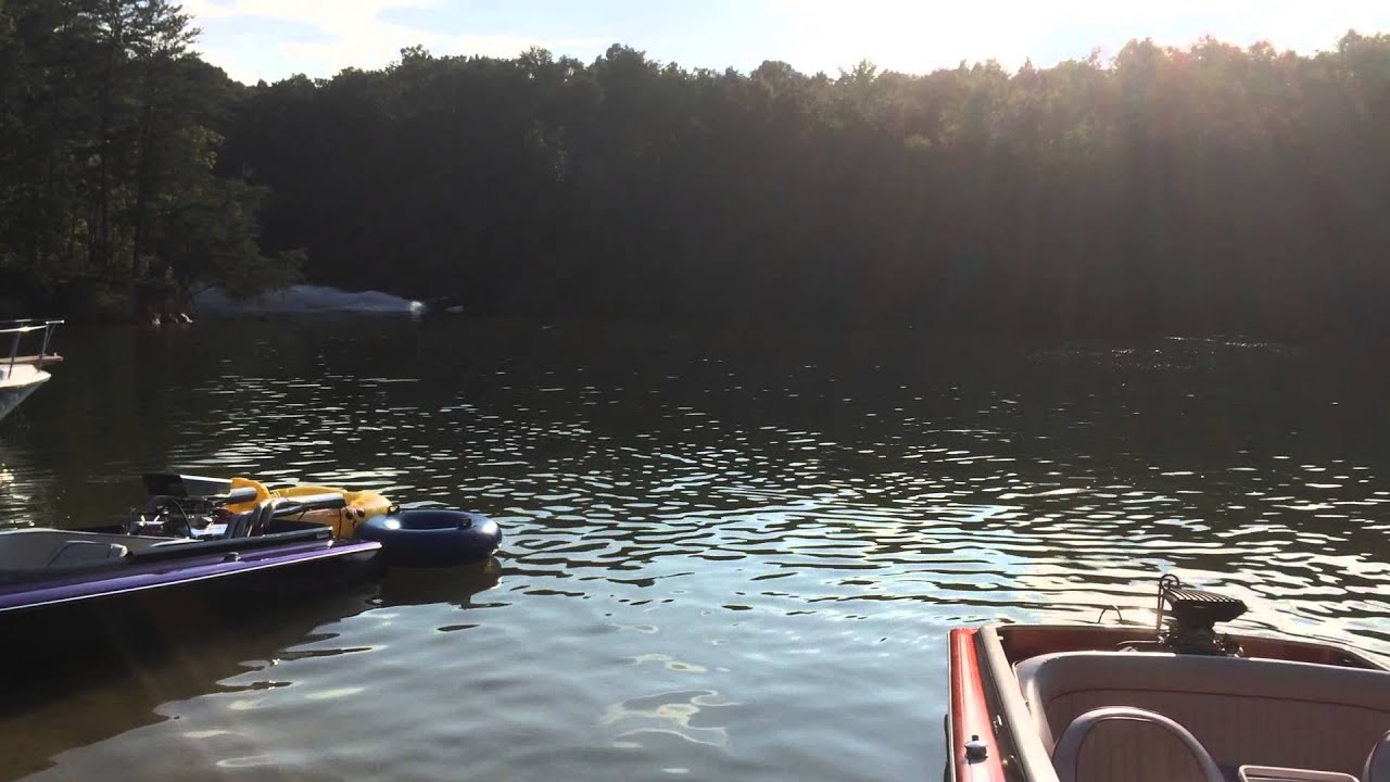 Jet Boat Jumping on Mt Island YouTube