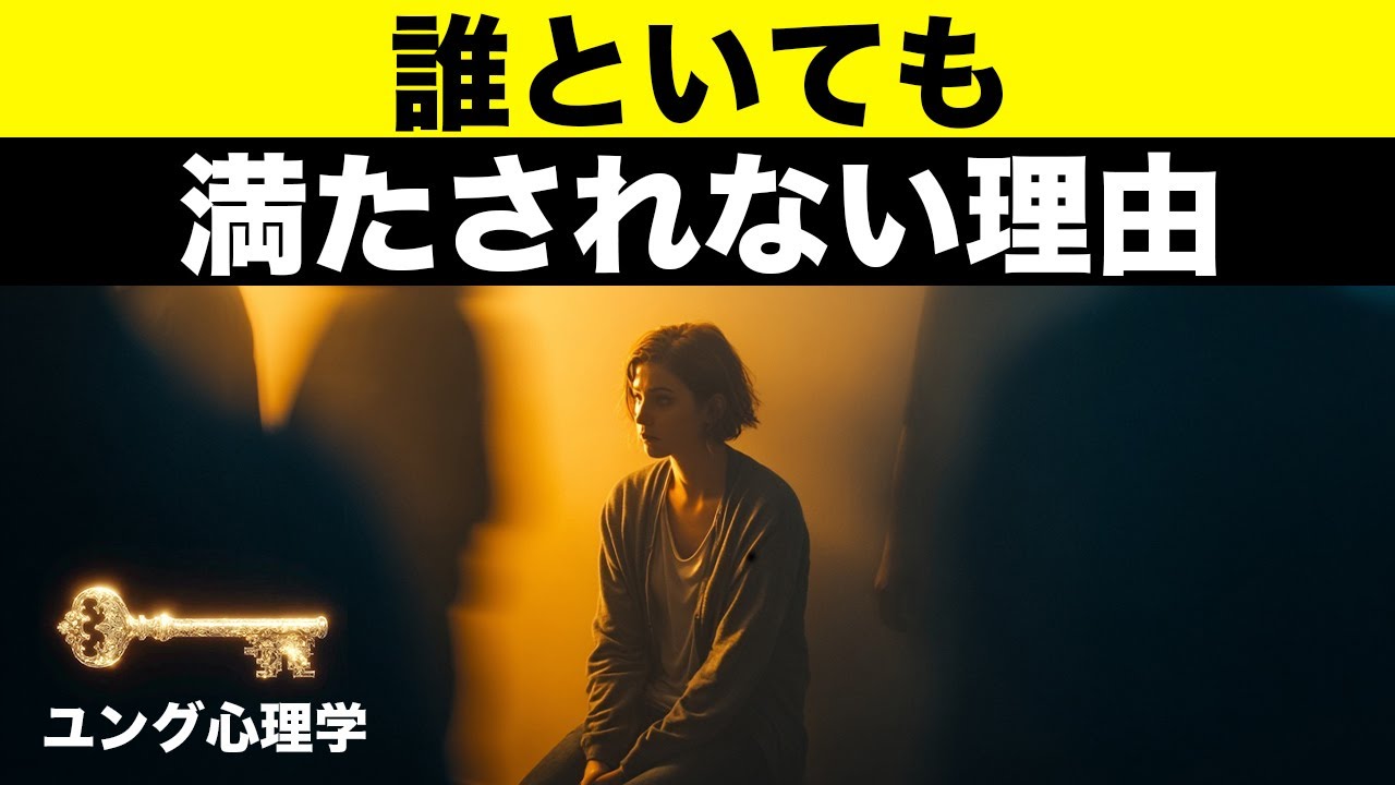 【ユング心理学】誰といても満たされない本当の理由｜個性化の途中にいるあなたへ