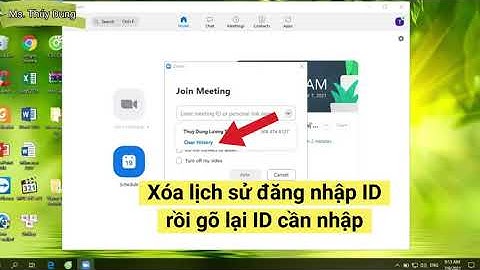 Khắc phục lỗi dạy zoom bị Invalid Meeting ID
