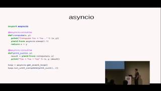 Using asyncio (aka Tulip) for home automation