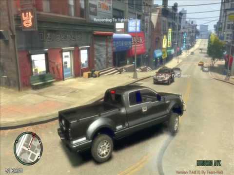 GTA 4 Ford F150 Truck w policyjnych akcjach pościgowych ;]